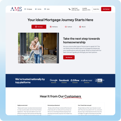 AMS Mortgage Services Page