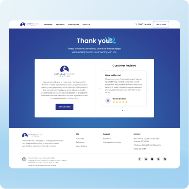 CPL Confirmation Page