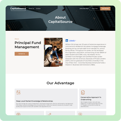 CapitalSource About Us Page