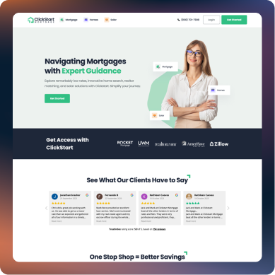 ClickStart Home Page