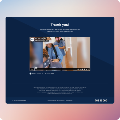 NFM Confirmation Page