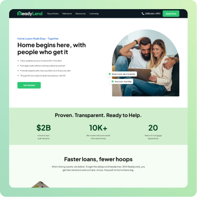 ReadyLend Home Page