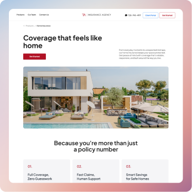 TIA Home Product Page